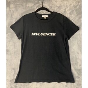 NWT Sub Urban Riot T-Shirt Women's Size XS Black Influencer Short Sleeves